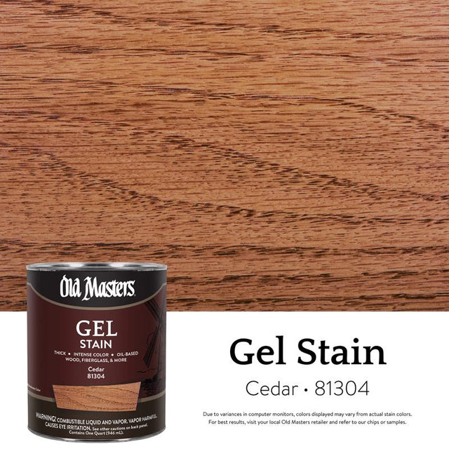 GEL STAIN CEDAR 1QT