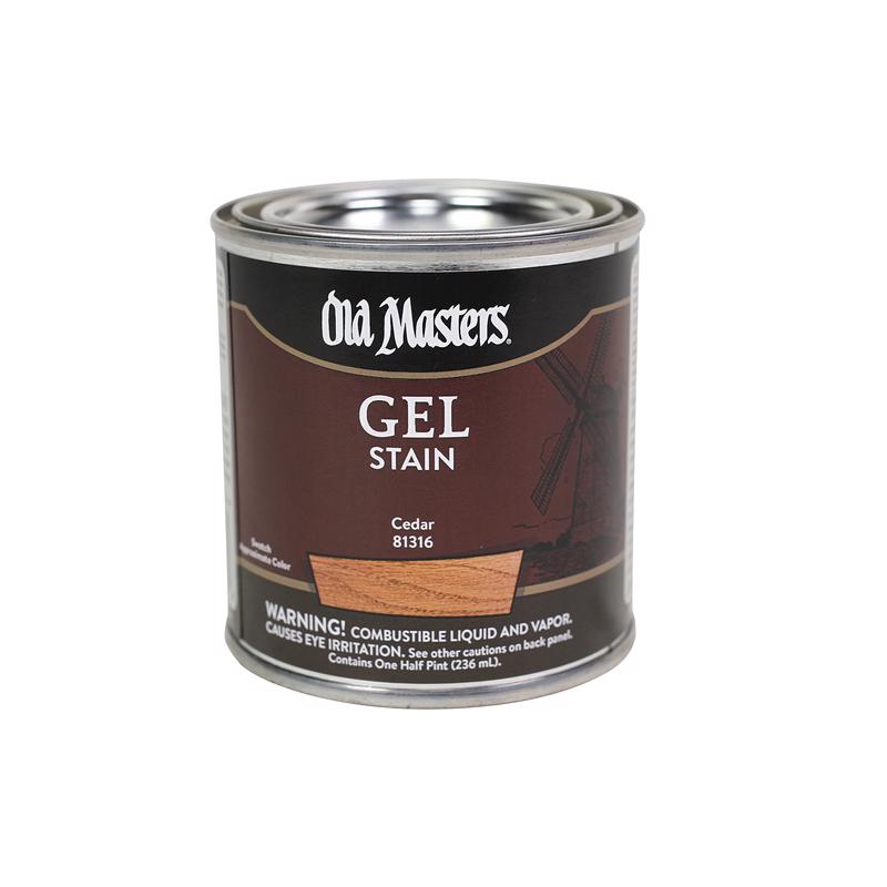 GEL STAIN CEDAR 1/2PT