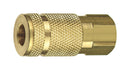 COUPLER BRASS 1/4" FNPT