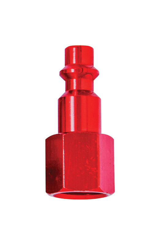 PLUG FNPT 1/4" I/M RED