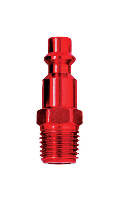 PLUG MNPT 1/4" I/M RED