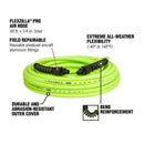 Flexzilla Pro 50 ft. L X 1/4 in. D Hybrid Polymer Air Hose 300 psi Zilla Green