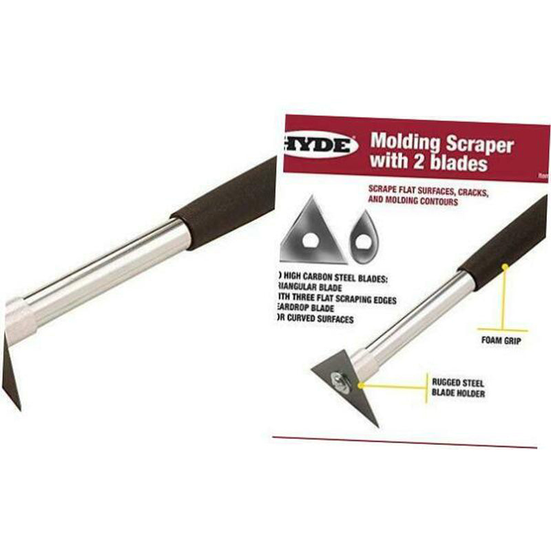 Hyde 2-3/4 in. W High Carbon Steel Stiff Molding Scraper