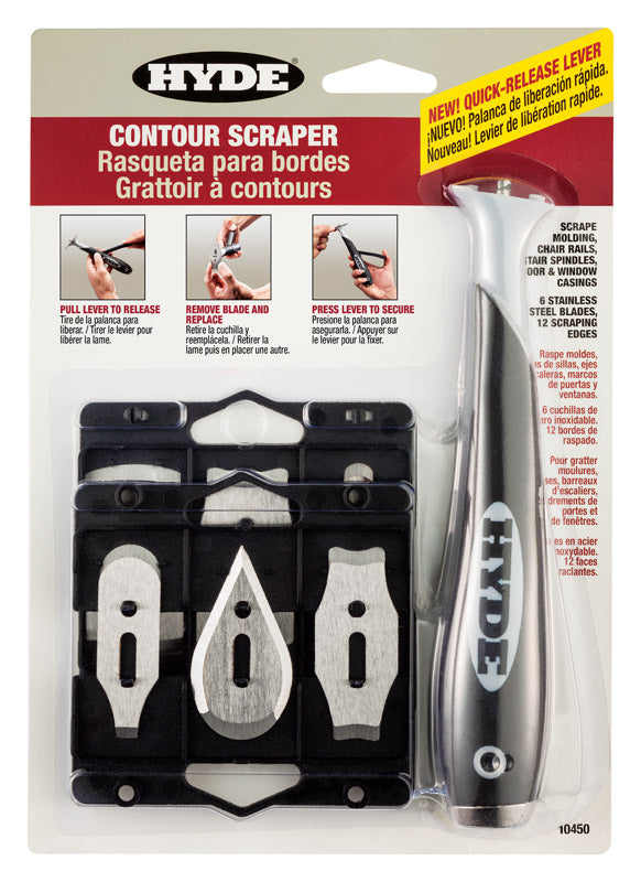 CONTOUR SCRAPER 1"W