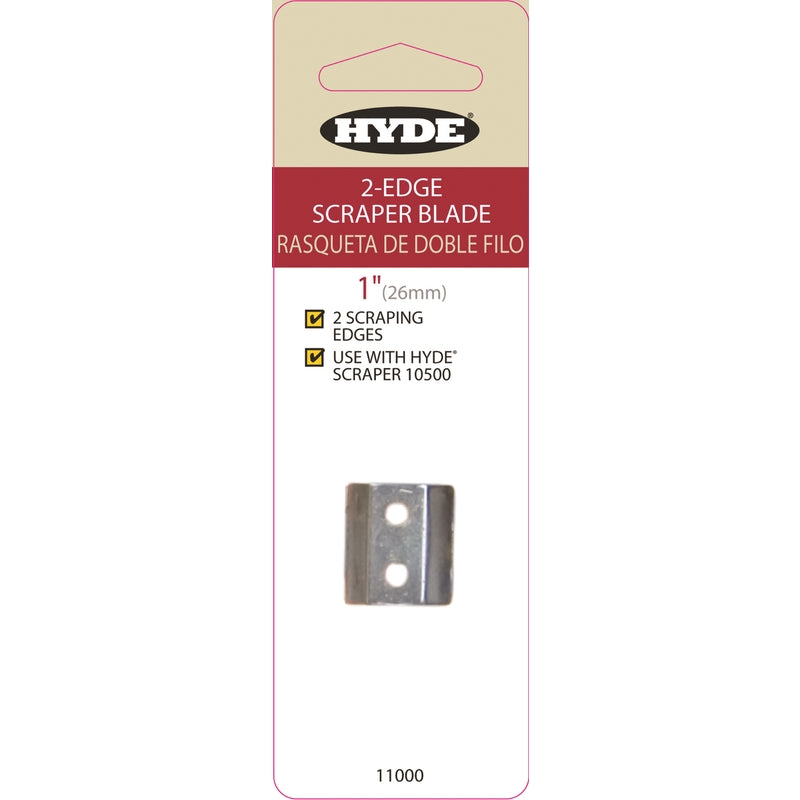 Hyde 1 in. W High Carbon Steel Double Edge Scraper Blade