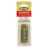 Hyde 2-1/2 in. W High Carbon Steel Double Edge Scraper Blade