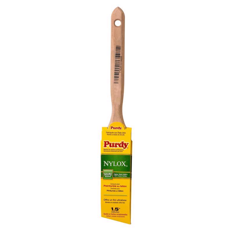 Purdy Nylox Glide 1-1/2 in. Soft Angle Trim Paint Brush