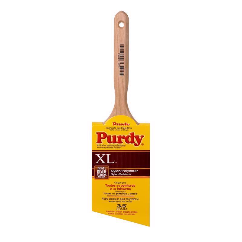 Purdy XL Glide 3-1/2 in. Medium Stiff Angle Trim Paint Brush