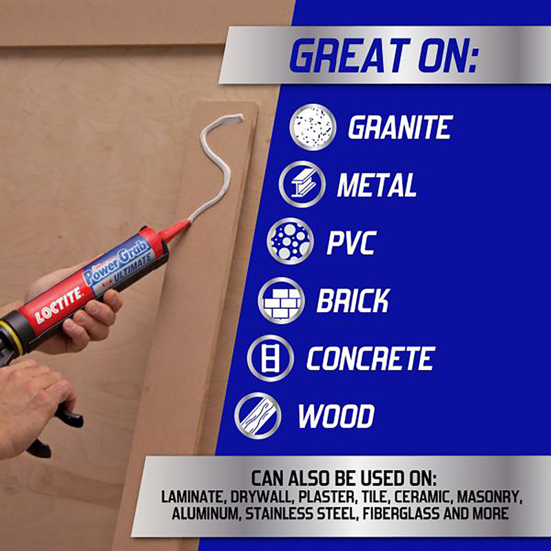 Loctite Power Grab Ultimate Construction Adhesive 9 oz