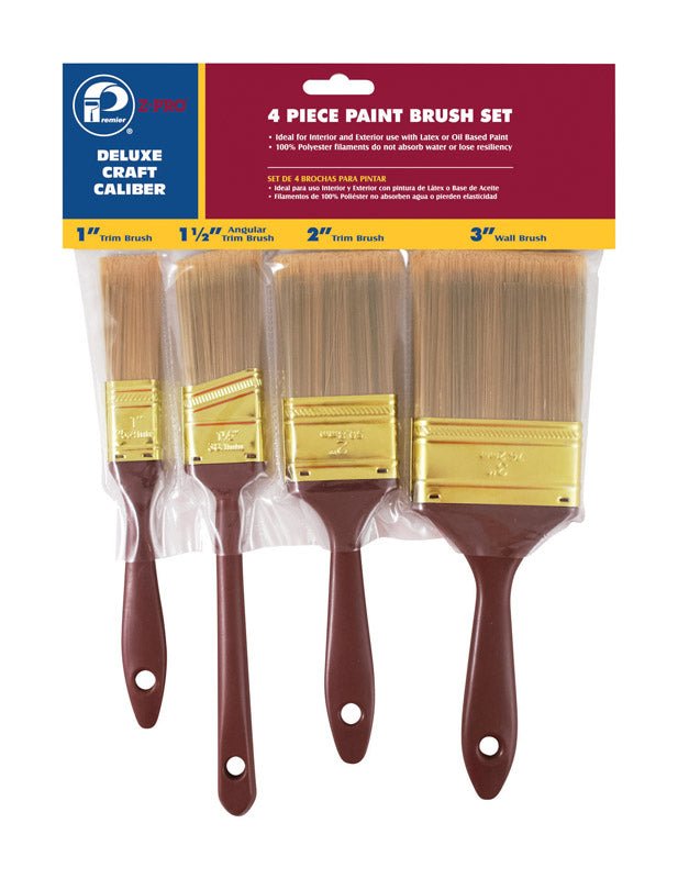 PAINT BRUSH SET POLY 4PC