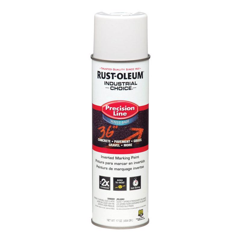 Rust-Oleum Industrial Choice White Inverted Marking Paint 17 oz