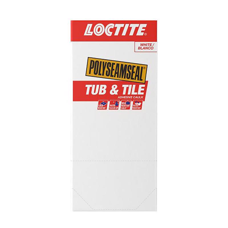 Loctite Polyseamseal White Acrylic Latex Kitchen and Bath Adhesive Caulk 5.5 oz