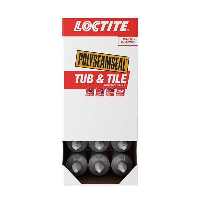 Loctite Polyseamseal White Acrylic Latex Kitchen and Bath Adhesive Caulk 5.5 oz