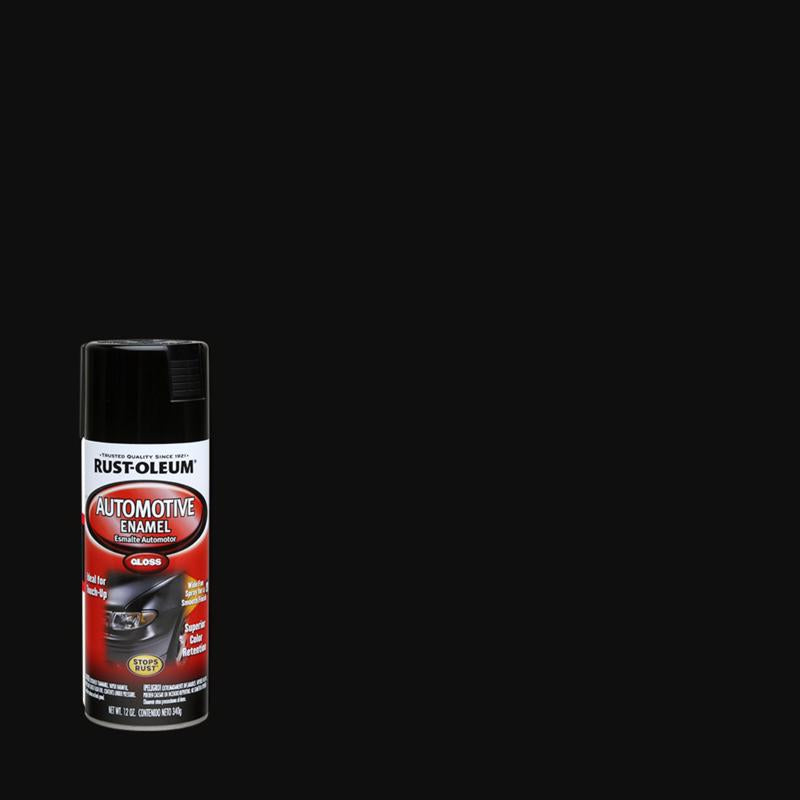 SPRAY ENAMEL AUTO BLACK
