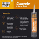 Liquid Nails Concrete & Mortar Repair High Strength Acrylic Concrete Bonding Agent 10.3 oz
