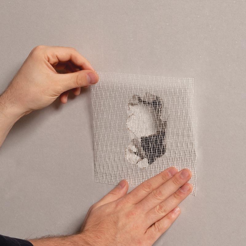 Saint-Gobain ADFORS FibaTape Wall Bandage 7 in. L X 7 in. W Fiberglass Mesh White Self Adhesive Wall