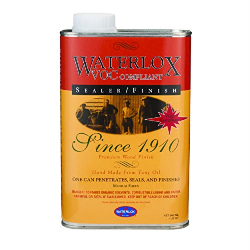 Waterlox Medium Clear Oil-Based Compliant Sealer Finish 1 qt