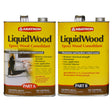 Abatron LiquidWood Kit - 2 Gallon - 2-Part Structural Wood Epoxy Resin - Wood Hardener and Consolidant - Perfect Primer for WoodEpox Epoxy Wood Filler