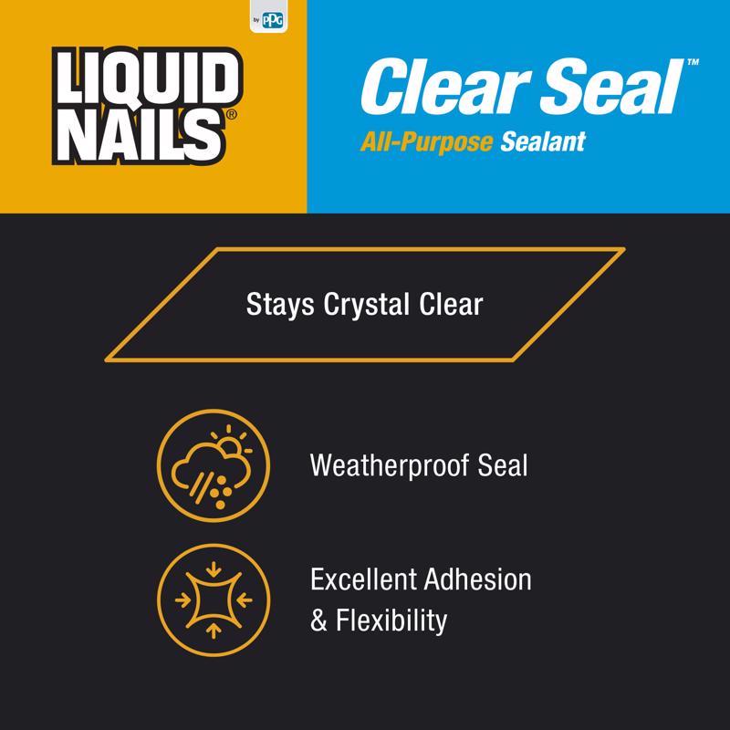 Liquid Nails Low Strength Rubber Sealant 5.5 oz