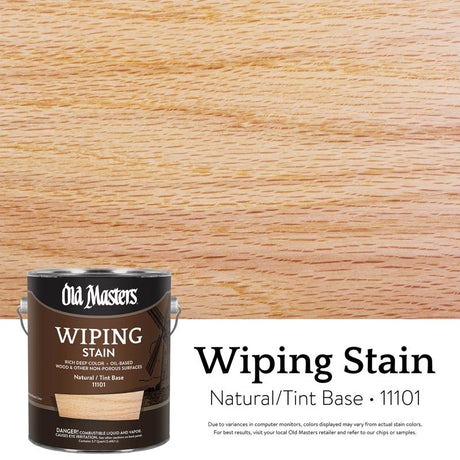 WIPE STAIN NATURAL 1GL