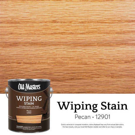 WIPE STAIN PECAN 1GL