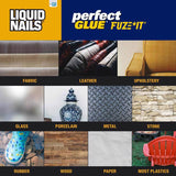 Liquid Nails Fuze-It High Strength Hybrid Adhesive Perfect Glue 0.75 oz