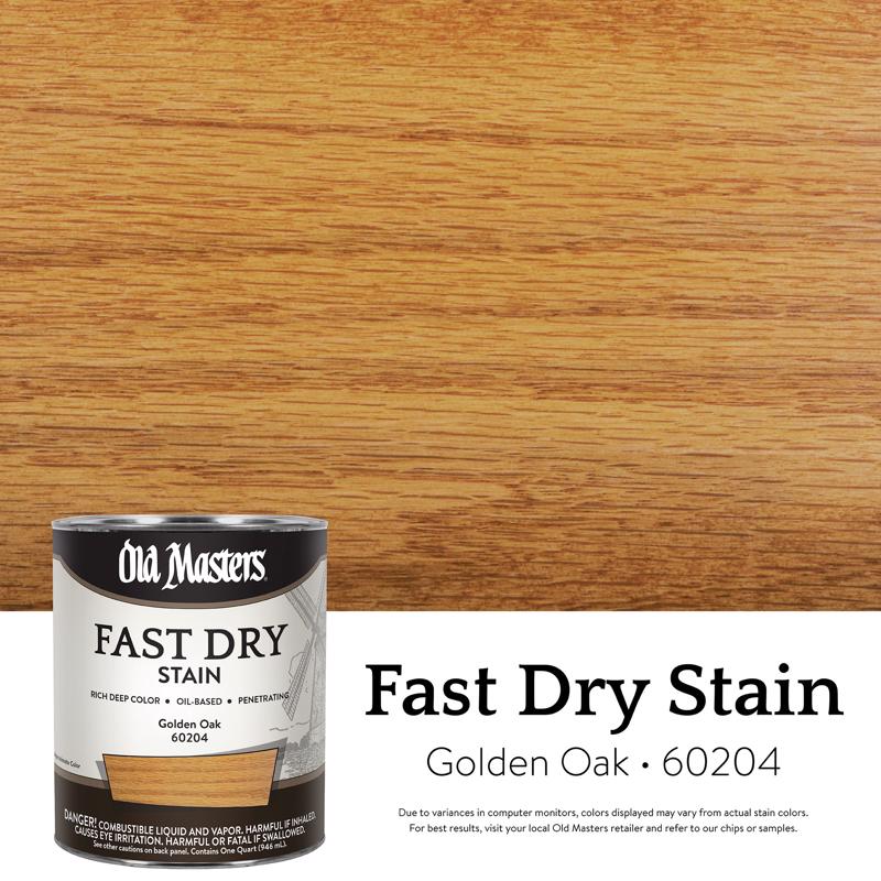 STAIN FSTDRY GLDNOAK 1QT