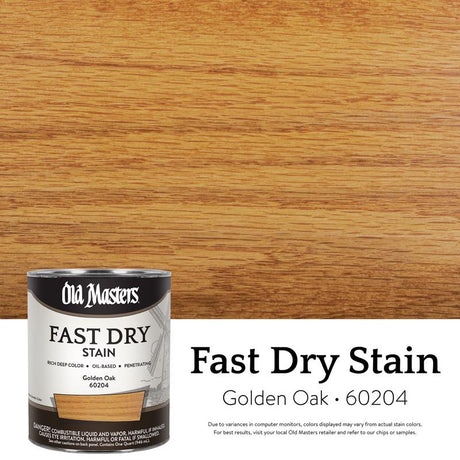 STAIN FSTDRY GLDNOAK 1QT