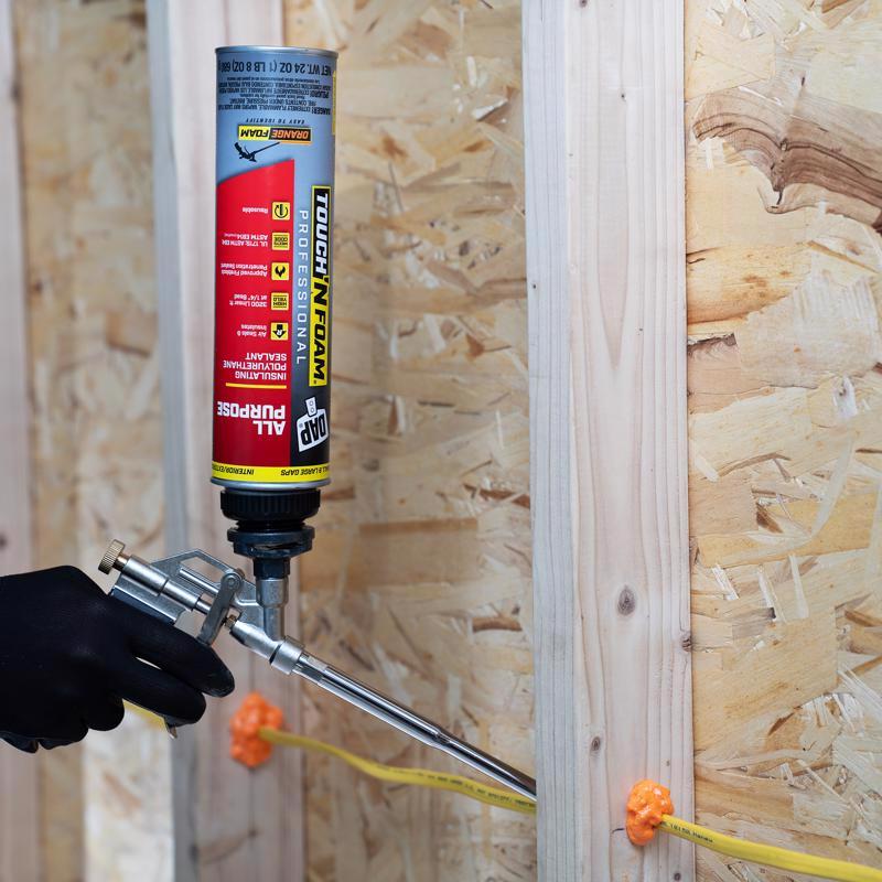 Touch 'n Foam Orange Polyurethane Foam Sealant 24 oz