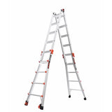 Little Giant Velocity 17 ft. H Aluminum Telescoping Multi-Position Ladder Type IA 300 lb. capacity