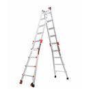 Little Giant Velocity 17 ft. H Aluminum Telescoping Multi-Position Ladder Type IA 300 lb. capacity