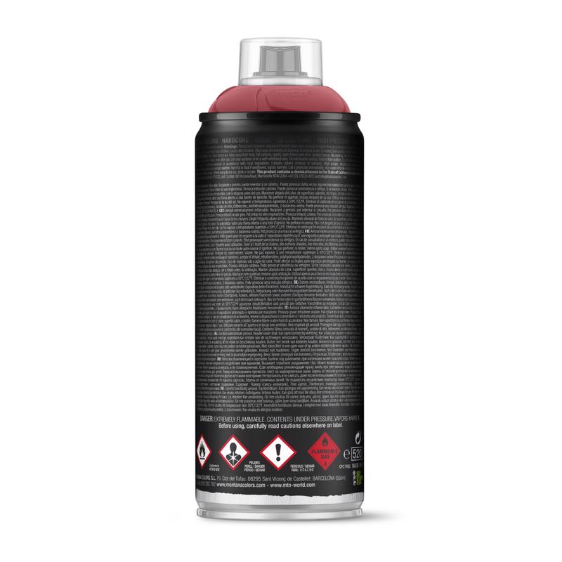 MTN Hardcore Gloss Bordeaux Red Spray Paint 11 oz