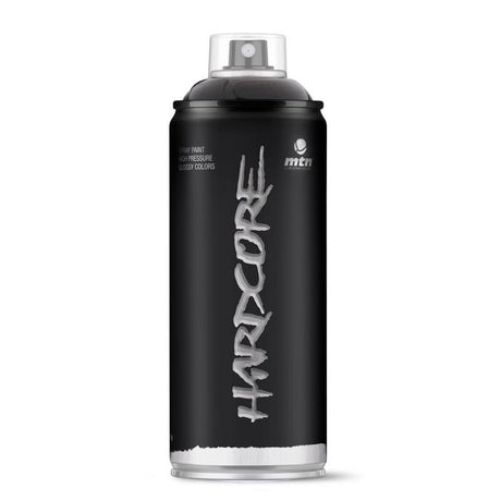 MTN Hardcore Gloss Black Spray Paint 13.5 oz
