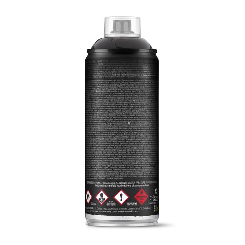 MTN Hardcore Gloss Black Spray Paint 13.5 oz