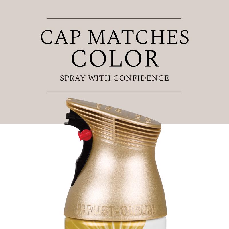 Rust-Oleum Universal Metallic Gilded Brass Spray Paint 11 oz