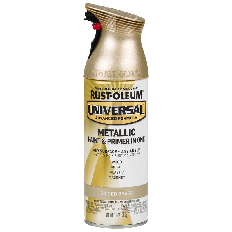 Rust-Oleum Universal Metallic Gilded Brass Spray Paint 11 oz