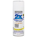 Rust-Oleum Painter's Touch 2X Ultra Cover High-Gloss White Paint+Primer Spray Paint 12 oz