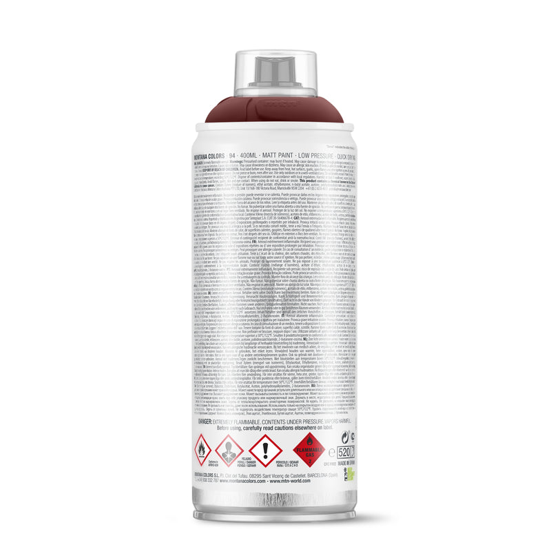 MTN 94 Matte Cherokee Red Spray Paint 400 ml