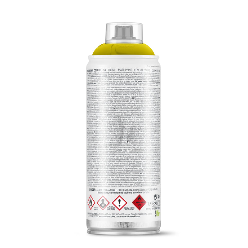 MTN 94 Matte Yosemite Yellow Spray Paint 400 ml