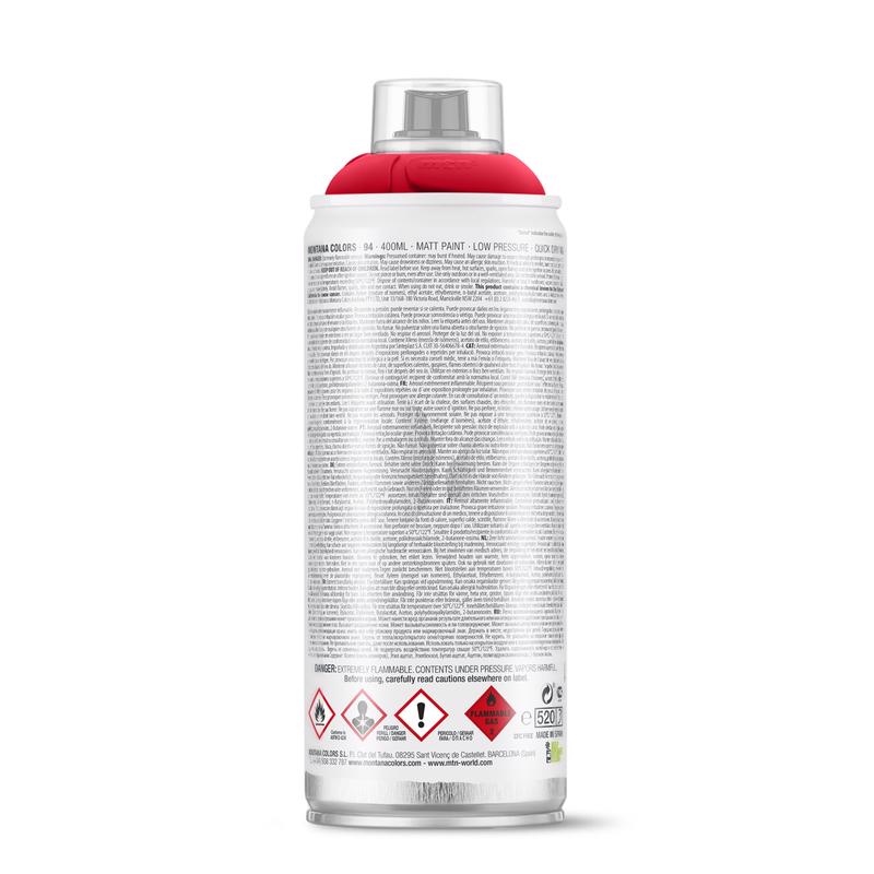 MTN 94 Matte Vivid Red Spray Paint 400 ml