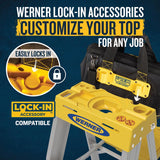 Werner 3 ft. H Aluminum Step Ladder Type IA 300 lb. capacity