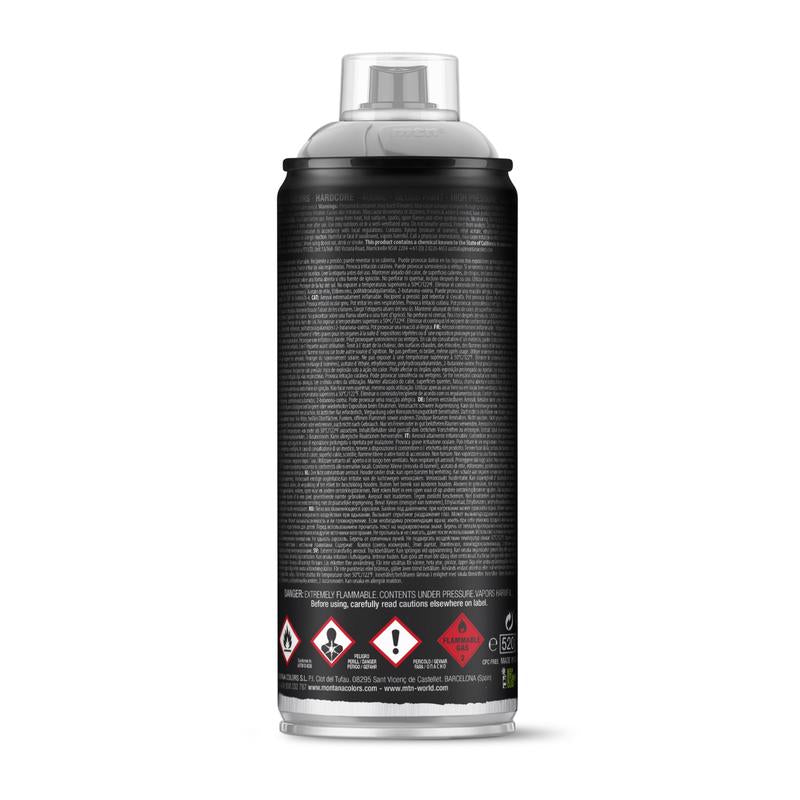 MTN Hardcore Gloss Light Gray Spray Paint 400 ml
