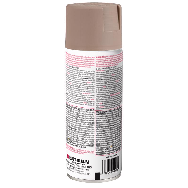 Rust-Oleum Specialty Flat Khaki Camouflage Spray Paint 12 oz