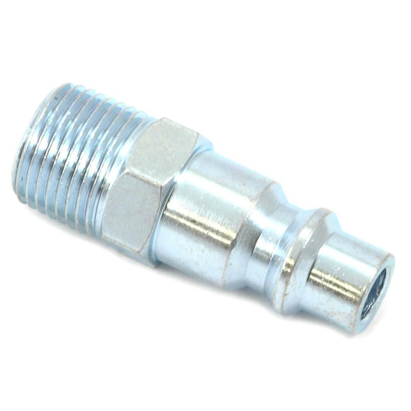 Forney Steel Air Plug 3/8 in. Male X 3/8 in. 1 pc