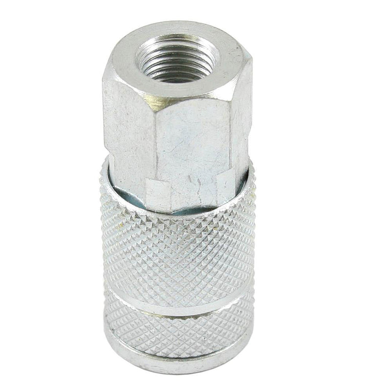 Forney Steel Air Coupler 3/8 in. Female X 1/4 in. 1 pc