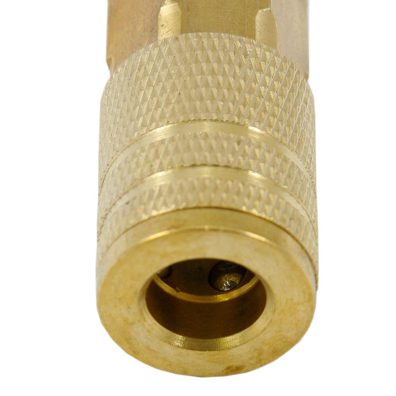 Forney Brass Coupler 1/4 in. Female X 3/8 in. Female 1 pc