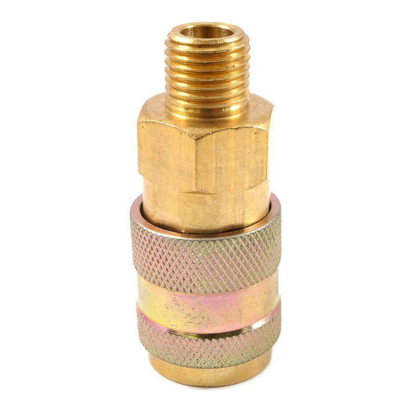 Forney Brass Universal Coupler 1/4 in. Female X 1/4 in. Male 1 pc