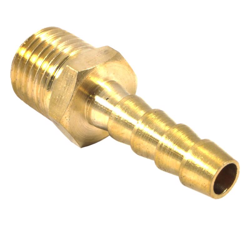 HOSE END 1/4"M X 1/4"B