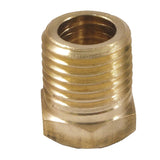 Forney Brass Bushing 1/8 in. Female X 1/4 in. Male 1 pc