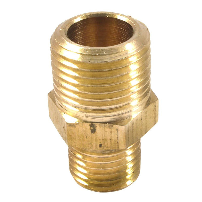 Forney Brass Hose Reducer 3/8 in. Male X 1/4 in. Male 1 pc